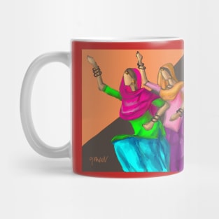 Giddah dancers Mug